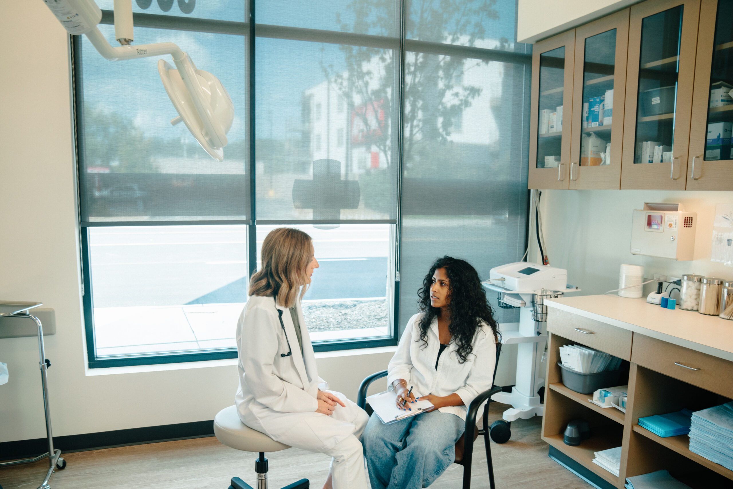 AFC health care provider helps young woman with UTI. AFC health care provider helps young woman with UTI.